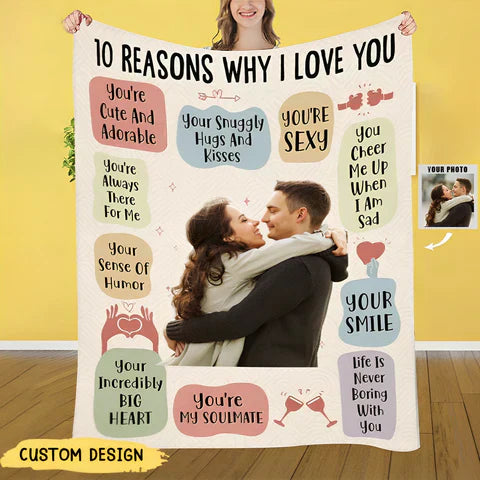 THRYVE™ - 10 REASONS I ADORE MY PERSONALIZED PHOTO BLANKET