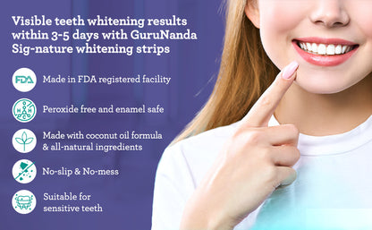 GuruNandha™️ Sig-nature Teeth Whitening Strips