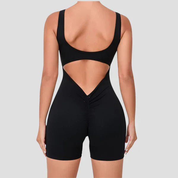THRYVE™   - VIRAL V-BACK ROMPER